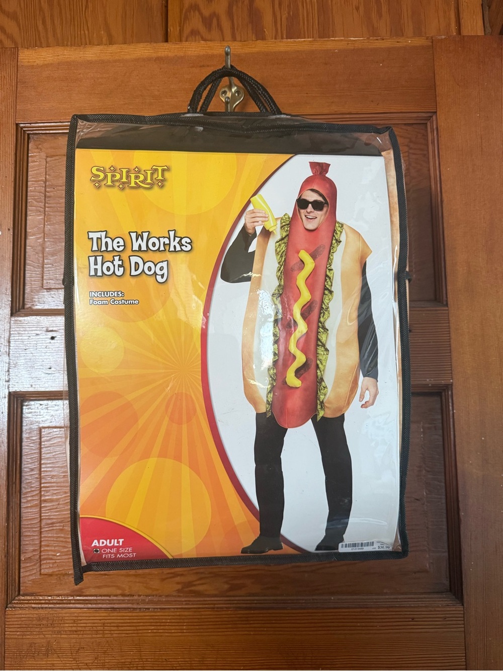 Spirit “The Works” Hotdog Costume, Adult